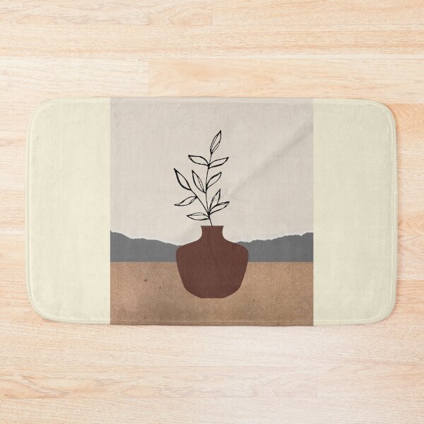 Item preview,  Minimal Modern  Terraccota  Pottery Abstract Pot Design designed and sold by zedonee.