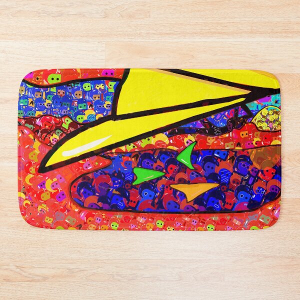 Item preview, red hang glider mosaic in rio de janeiro designed and sold by psychedelic-Rio.