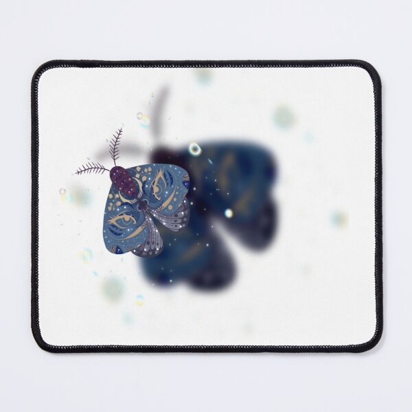 Item preview, Moth blue designed and sold by ColouredInkGirl.