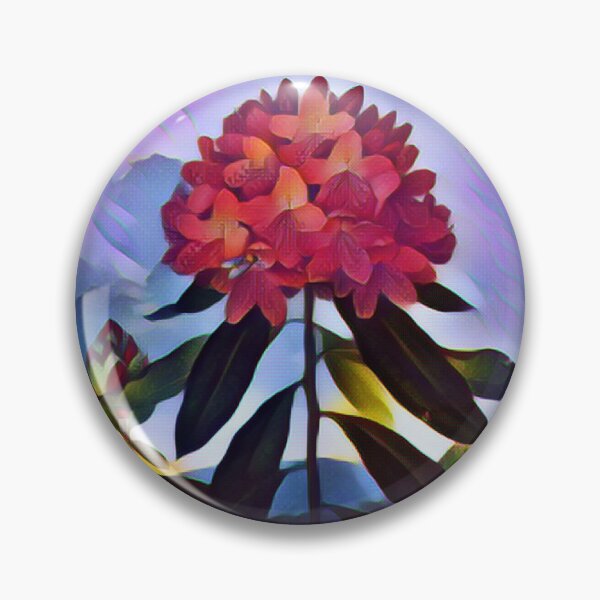 Item preview, The Pontic Rhododendron flower from The Temple of Flora Robert John Thornton designed and sold by Lumia Creations.