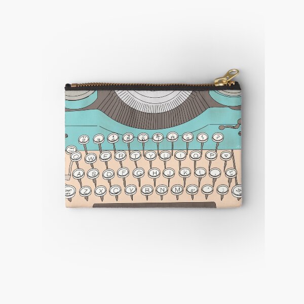 Item preview, Vintage Typewriter You are Loved in peach and duckegg blue designed and sold by Helen Vallance.