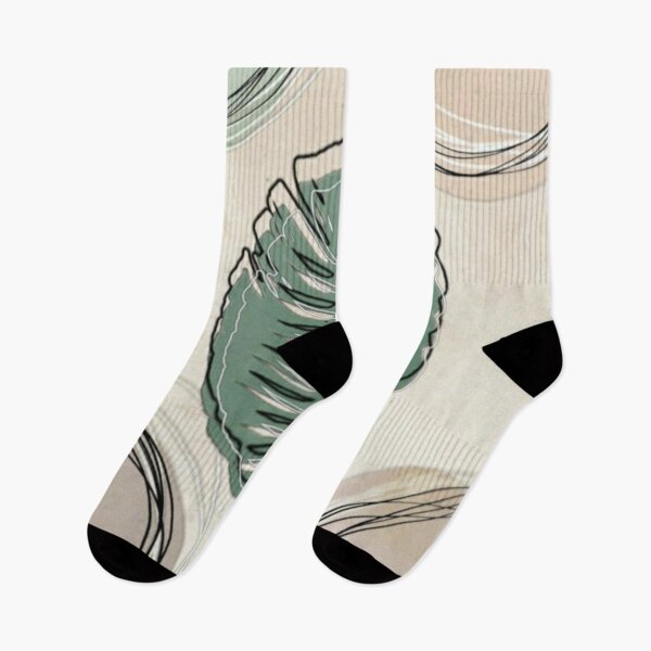 Item preview, Monstera Leaf Minimal Abstract designed and sold by Pretty-Bird.