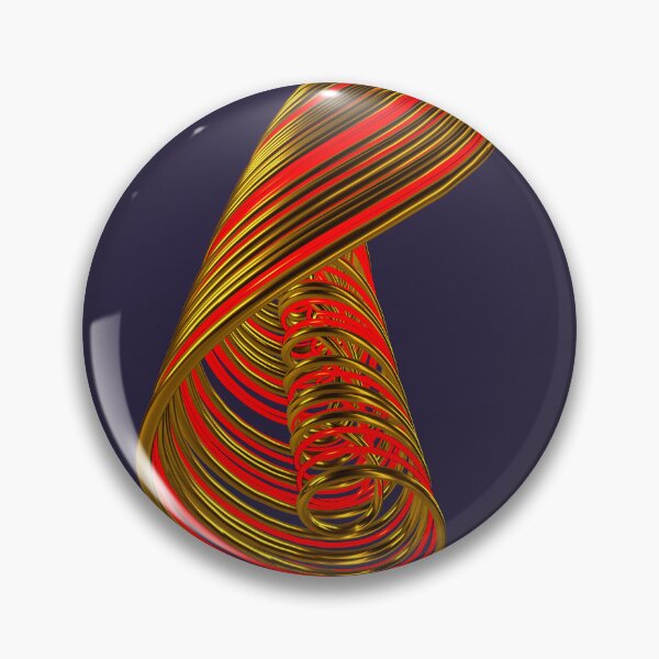 Item preview, Chaotic Attractor , the butterfly effect, Sprott-Linz (Red & Gold) designed and sold by thinkeccel.