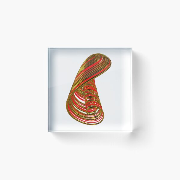 Item preview, Chaotic Attractor , the butterfly effect, Sprott-Linz (Red & Gold) designed and sold by thinkeccel.