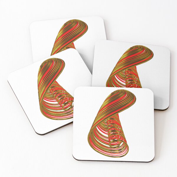 Item preview, Chaotic Attractor , the butterfly effect, Sprott-Linz (Red & Gold) designed and sold by thinkeccel.