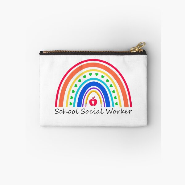 Item preview, School Social Worker Rainbow Funny Work Love designed and sold by Best Designer.
