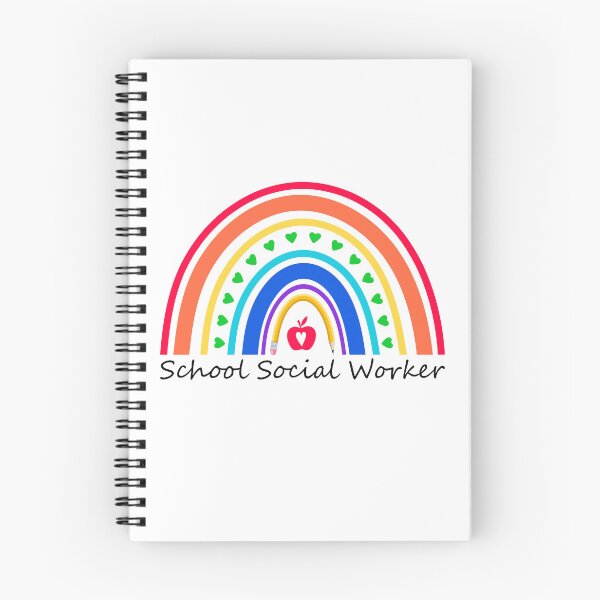 Item preview, School Social Worker Rainbow Funny Work Love designed and sold by Best Designer.