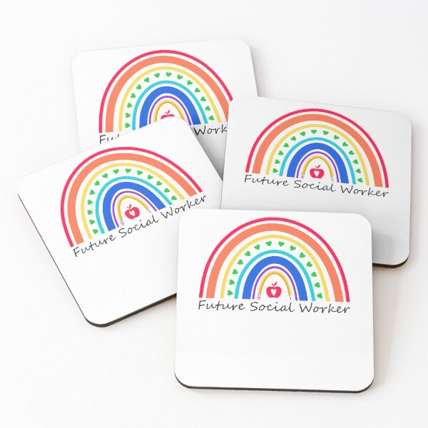 Item preview, Future Social Worker Rainbow Funny Work Love designed and sold by Best Designer.