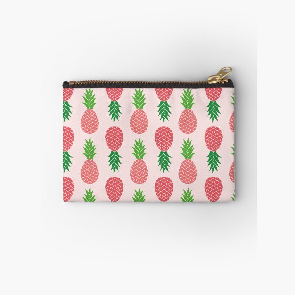 Item preview, Coral and Green Pineapple Pattern on Pastel Coral Background designed and sold by Creative Wolf Design.
