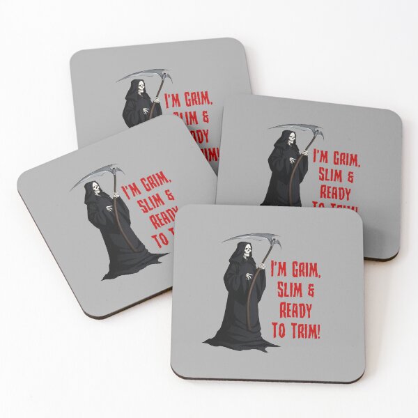 Item preview, Dark Rhyming Reaper (on Grey) designed and sold by PawsitiveMum.