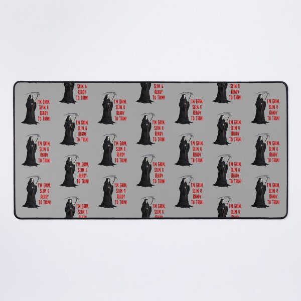 Item preview, Dark Rhyming Reaper (on Grey) designed and sold by PawsitiveMum.