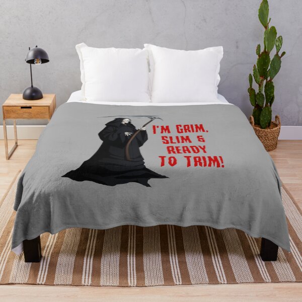 Item preview, Dark Rhyming Reaper (on Grey) designed and sold by PawsitiveMum.