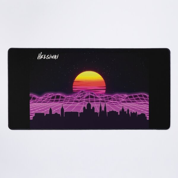 Item preview, Helsinki Skyline Neon Nights designed and sold by DFerraz.
