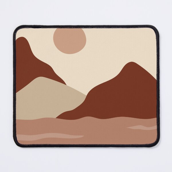 Item preview, Boho Abstract Artl Landscape Sunset Mountains Design designed and sold by zedonee.