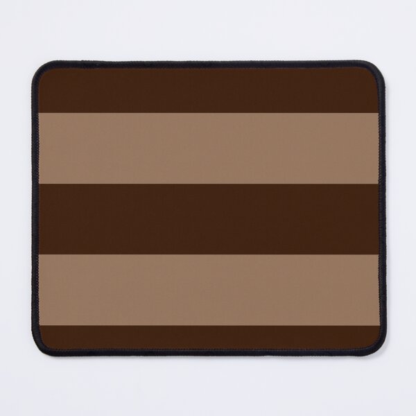 Item preview, Coffee Dark Brown and Light Brown Colors in Horizontal Stripes Pattern designed and sold by NECHSTORE.