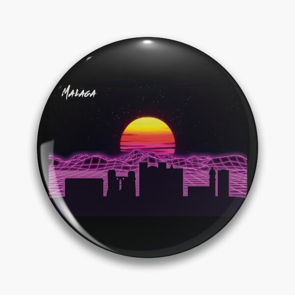 Artikelvorschau, Neonnächte der Skyline von Málaga entworfen und verkauft von DFerraz.