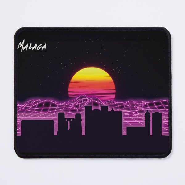 Item preview, Malaga Skyline Neon Nights designed and sold by DFerraz.
