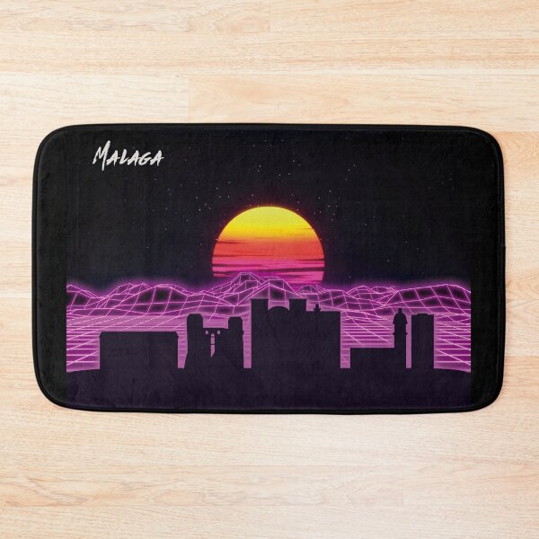 Item preview, Malaga Skyline Neon Nights designed and sold by DFerraz.