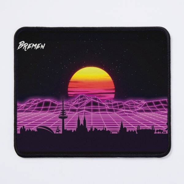 Item preview, Bremen Skyline Neon Nights designed and sold by DFerraz.