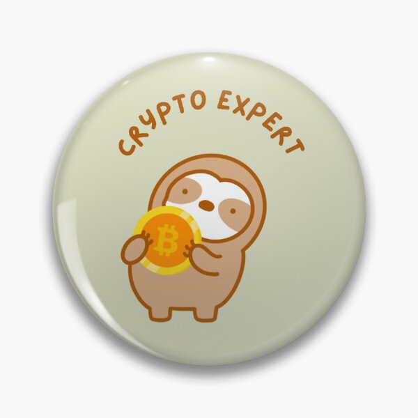 Item preview, Cute Crypto Expert Sloth  designed and sold by theslothinme.