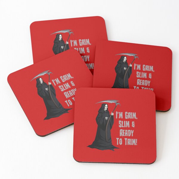Item preview, Dark Rhyming Reaper (on Red) designed and sold by PawsitiveMum.