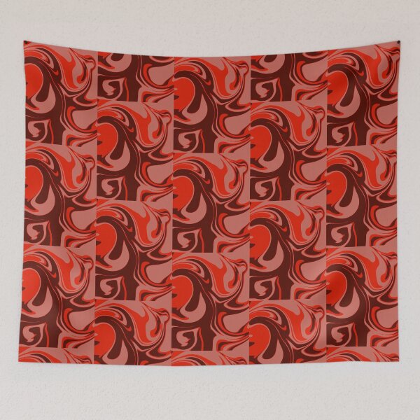 Item preview, Red Swirls designed and sold by ouatisworld.