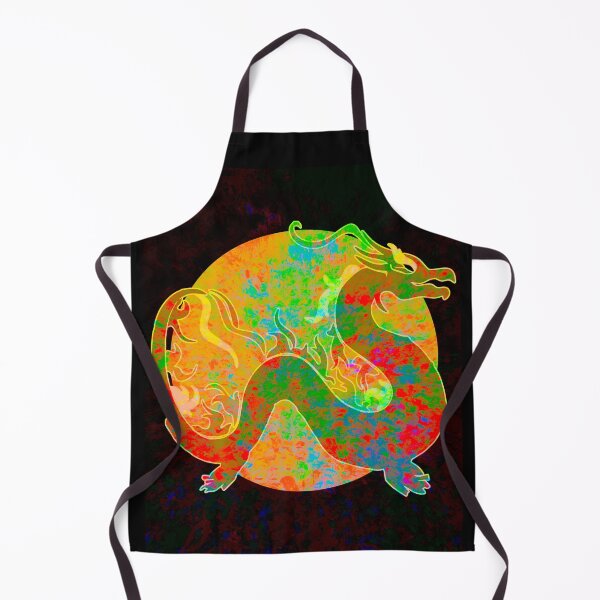 Item preview, Lucky Dragon in Beautiful Red And Green designed and sold by EdwardMonet.
