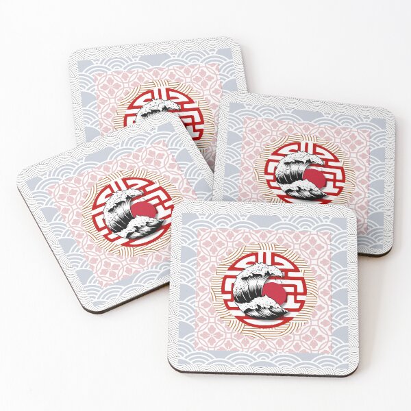 Item preview, Japanese Inspired Modern or Non-Objective Art designed and sold by Wavecrest Wearables.