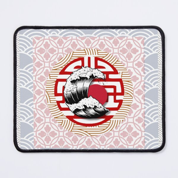 Item preview, Japanese Inspired Modern or Non-Objective Art designed and sold by Wavecrest Wearables.