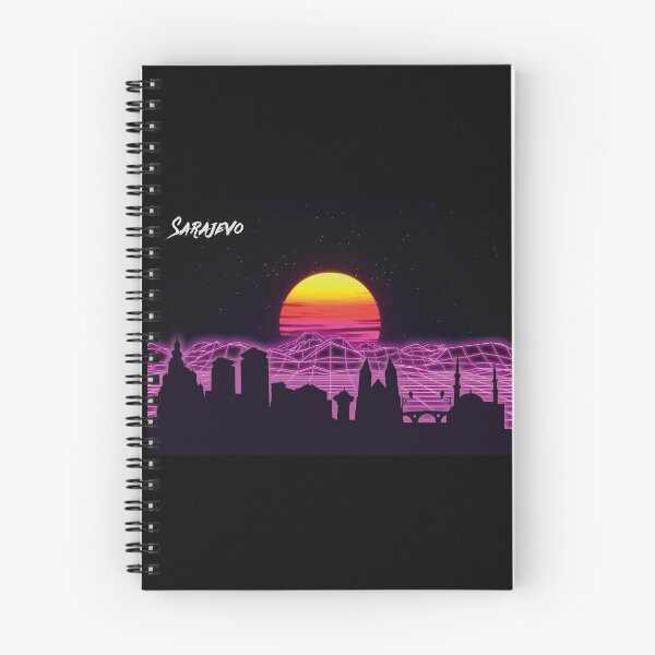 Item preview, Sarajevo Skyline Neon Nights designed and sold by DFerraz.