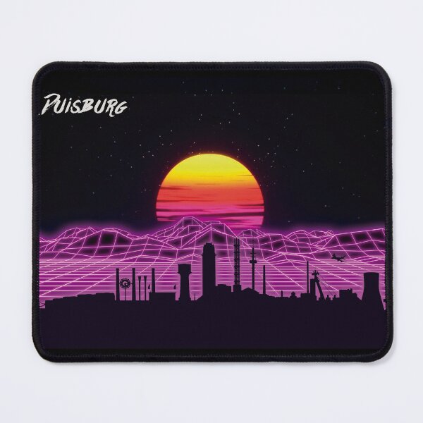 Item preview, Duisburg Skyline Neon Nights designed and sold by DFerraz.