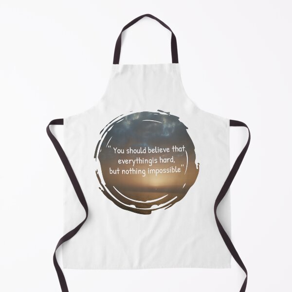 Item preview, you should believe that everything is hard but nothing impossible inspirational sunset quotes designed and sold by HBWOLFARTS.