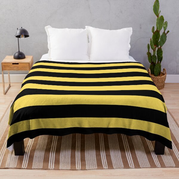 Item preview, Classic Combination of Black and Yellow Colors in Horizontal Stripes designed and sold by NECHSTORE.