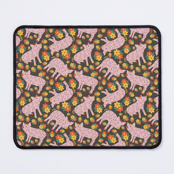 Item preview, Piglets in Floral Puddle designed and sold by sarakaquabubble.