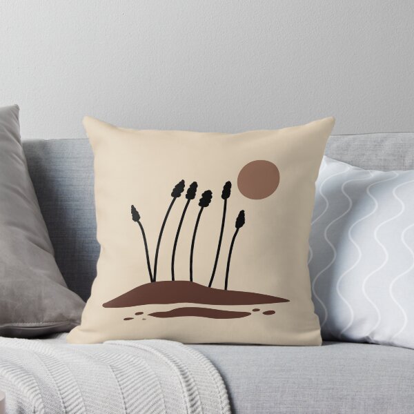 Item preview,  Modern Minimalist Simple Abstract Pastel Pink Black Leaf Art   designed and sold by zedonee.