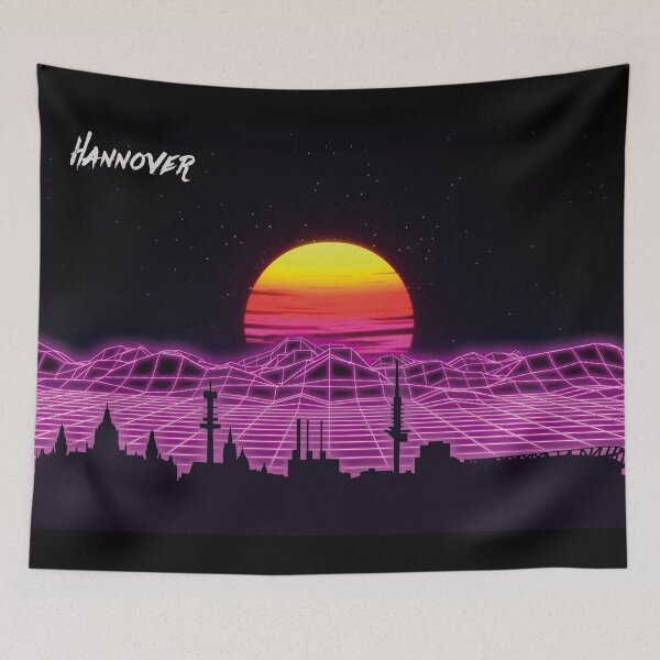 Item preview, Hannover Skyline Neon Nights designed and sold by DFerraz.