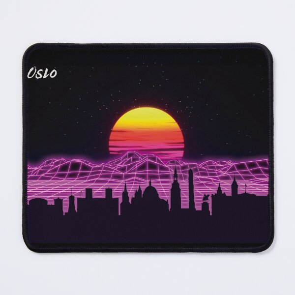 Item preview, Oslo Skyline Neon Nights designed and sold by DFerraz.