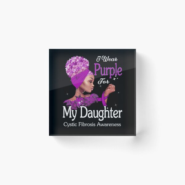 Item preview, Cystic Fibrosis Awareness Black Girl I Wear Purple For My Daughter designed and sold by tenjun16.