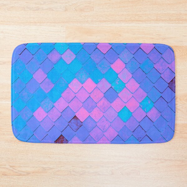Item preview, Blue Pink Purple Tile Pattern designed and sold by justgateau.