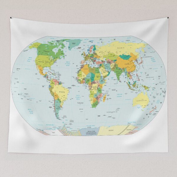Item preview, World Map designed and sold by Tweeting.
