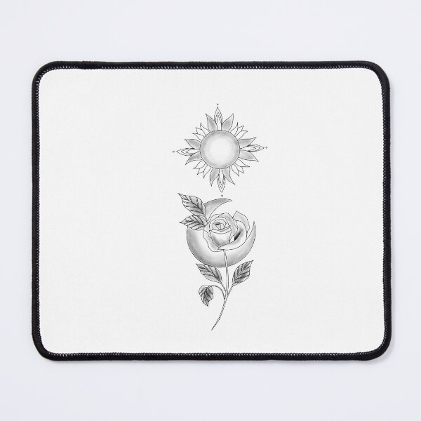 Item preview, Rose on the moon  designed and sold by ouatisworld.