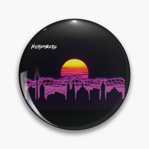 Item preview, Nuremberg Skyline Neon Nights designed and sold by DFerraz.