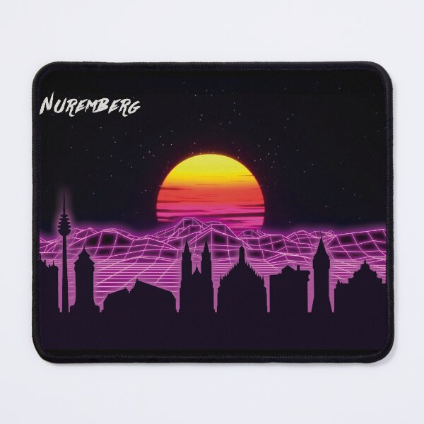 Item preview, Nuremberg Skyline Neon Nights designed and sold by DFerraz.