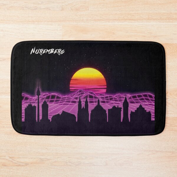 Item preview, Nuremberg Skyline Neon Nights designed and sold by DFerraz.