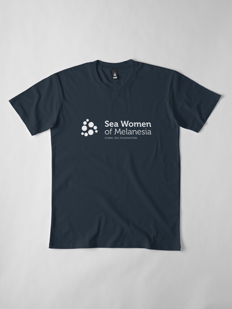 Alternate view of Sea Women of Melanesia - White logo Premium T-Shirt