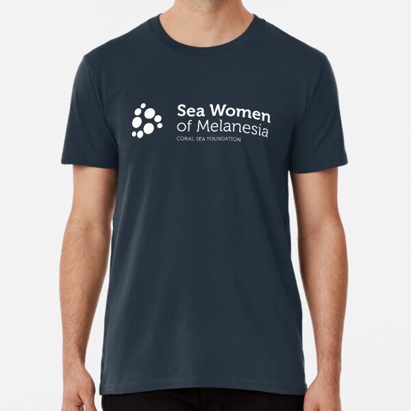 Sea Women of Melanesia - White logo Premium T-Shirt