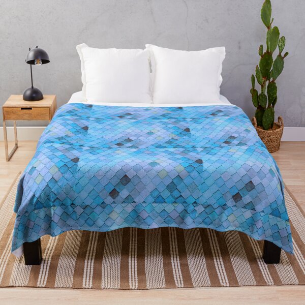 Item preview, Creative Sea Sky Blue Tile Pattern  designed and sold by justgateau.