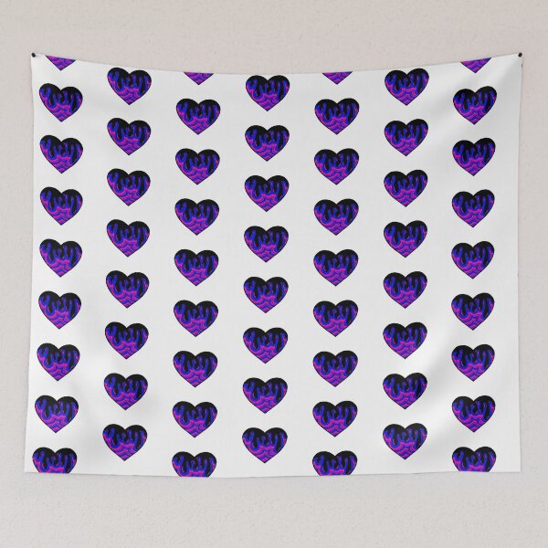 Item preview, blue purple Swirly Heart Heart  designed and sold by ouatisworld.