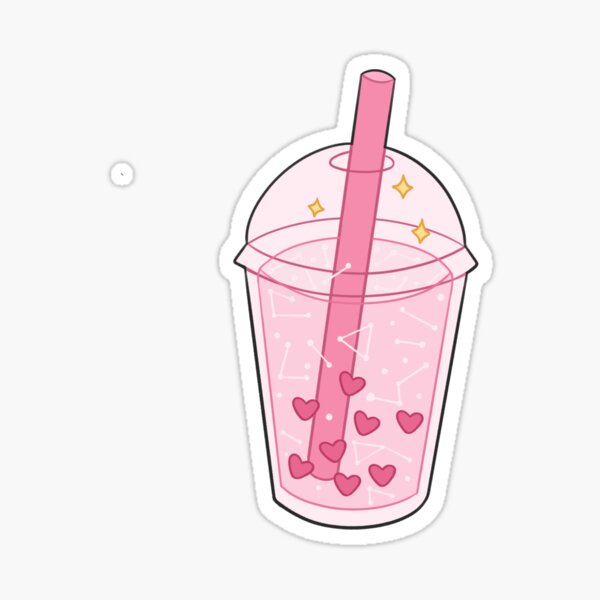 Heart Boba Sticker By Bubbleppop Redbubble