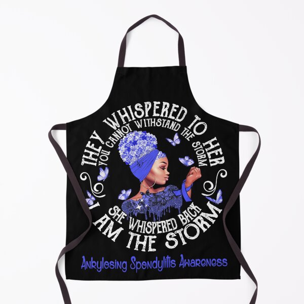 Item preview, Black Girl Fighter Strong I Am The Storm Ankylosing Spondylitis Awareness designed and sold by Mnrshirley.
